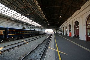 Ballarat railway station train hall