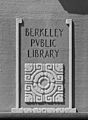 Berkeley Public Library corner pylon detail