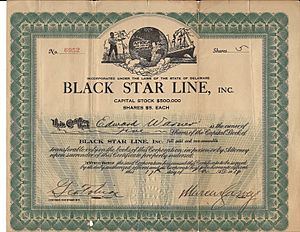 Black Star Line Stock