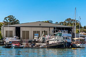 Boat Yard, Parramatta River, Putney, New South Wales