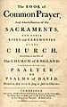Book of common prayer 1662