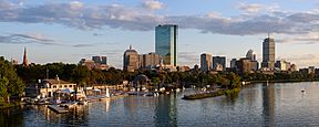 Boston skyline from Charles River