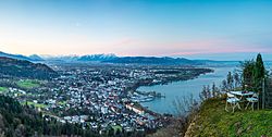 Bregenz am Morgen vom Seibel, Böhringer.jpg