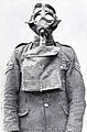 British soldier in a Small Box respirator