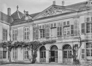 CH-NB - Coppet, Château de Coppet, vue partielle - Collection Max van Berchem - EAD-8736