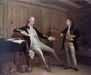 Captain John Bentinck (1737-1775) and his son, William Bentinck (1764-1813), by Mason Chamberlin