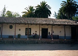 Old house (casona) in Marchigüe.