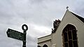 Christ's Chapel of God's Gift and street sign, Dulwich, January 2012