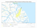 Course and Watershed of Brockonbridge Gut