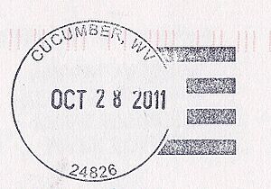 Cucumber WV Postmark