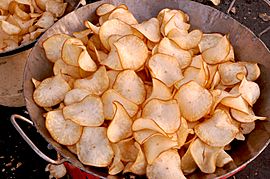 Deep Fried Cassava Chips