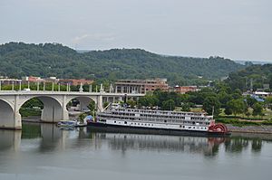 Delta Queen docked in Chattanooga TN