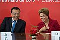 Dilma Rousseff e o primeiro-ministro chinês Li Keqiang