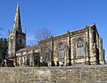 Dronfield Parish Church (Geograph 2300937 by Dave Bevis)