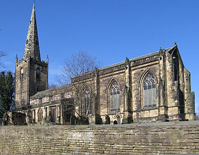 Dronfield Parish Church (Geograph 2300937 by Dave Bevis)