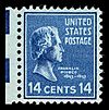 Franklin pierce stamp
