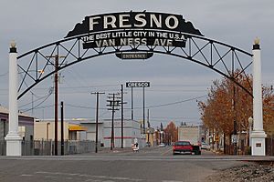 Fresno CA Van Ness portal