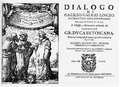 Galileos Dialogue Title Page