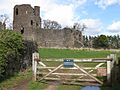 Gated entrance to Grosmont Castle - geograph.org.uk - 1192819