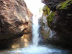 Grotto Falls in Payson Canyon, May 16