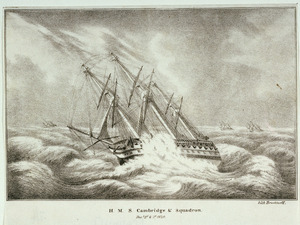 H.M.S. Cambridge and Squadron Decr 2d and 3d 1840 RMG PU6111.tiff