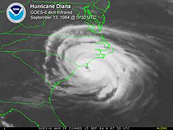 Hurricane Diana 1984