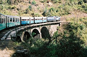 KSR Train on a small bridge 05-02-12 52