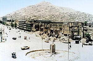Kabul during civil war of fundamentalists 1993-2