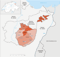 Karte Kanton Appenzell Innerrhoden Bezirke 2010