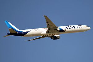 Kuwait Airways, 9K-AOJ, Boeing 777-369 ER