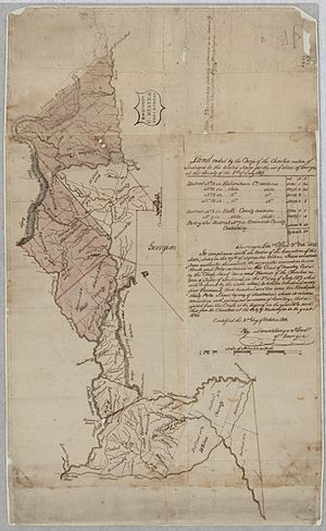 Land ceded by the Chiefs of the Cherokee nation of Indians to the United States for the Use of State of Georgia, at the Treaty of the 8th of July, 1817 - NARA - 102279404