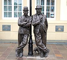 Laurel and Hardy Statue
