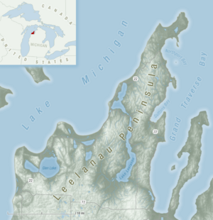 LeelanauPeninsulaMap