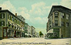 Main Street from Market Square, Amesbury, MA