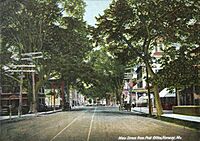 Main Street from Post Office, Norway, ME