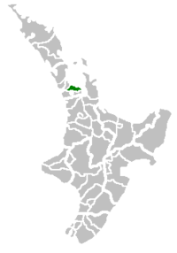 Manukau City within New Zealand
