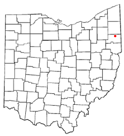 Location of Austintown, Ohio