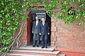 Olafur Grimsson with Peter McLaughlin, Doon School