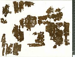 Papyrus Oxyrhynchus 3522 250px-POxy_LXXVII_5101
