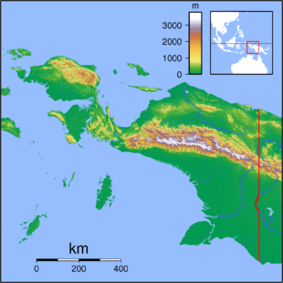 Kenyam is located in Papua