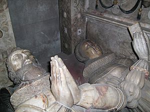 Penkridge St Michael - Double tomb Margaret Devereux Littleton