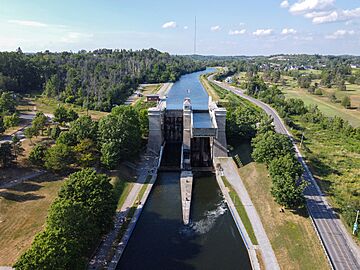 Peterborough Lift Lock Aerial view 2025.jpg
