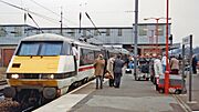 91021 at Peterborough in 1992