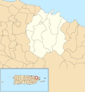 Río Grande, Puerto Rico locator map