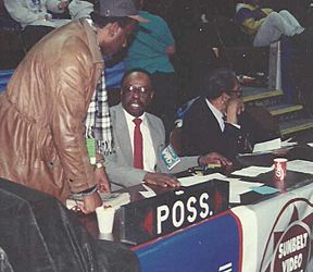 Ron Pinkney and Edd Hayes at John B. McLendon Tournament 1993