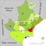 Location of Sant Joan in the Valencian Community