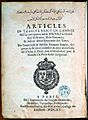 Savary Franco Ottoman Capitulations 1615