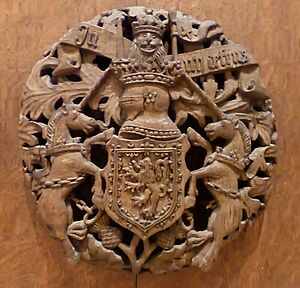 Scottish Royal Arms carving, c.1530s