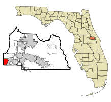 Location in Seminole County and the state of Florida