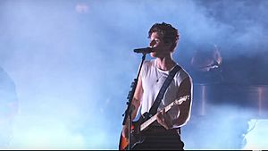 Shawn Mendes Performs "In My Blood" MTV VMAs in 2018 Part 4